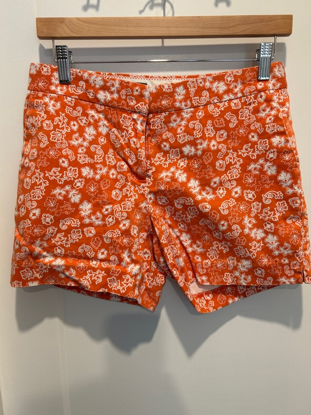 Brooks brothers, orange print shorts. Sz 4